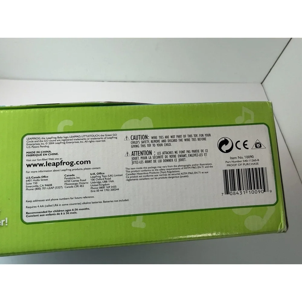 NEW LeapFrog Little Touch LeapPad Infant Toddler Learning System 6–36M
